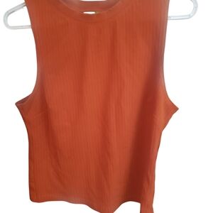 Orange Sleeveless Women's Top